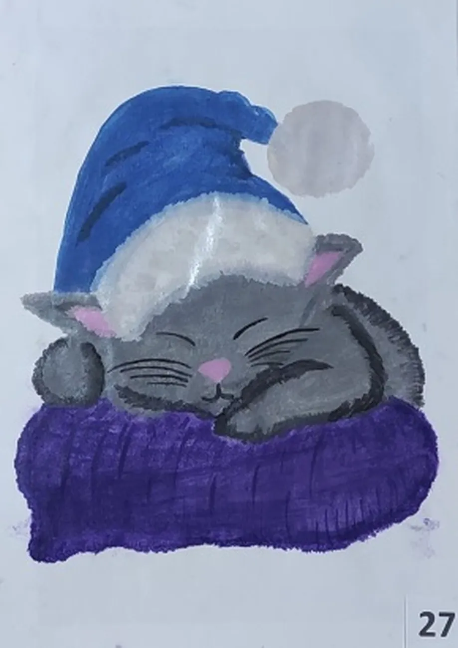 27. Лисивцов Ярослав Спящий котёнок